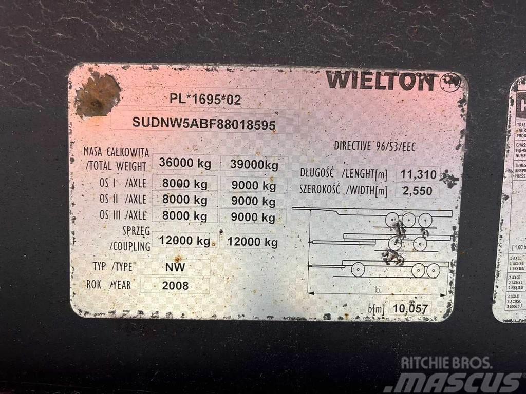 Wielton NW 48 A BOX L=10132 mm / 48 m3 Kiper poluprikolice