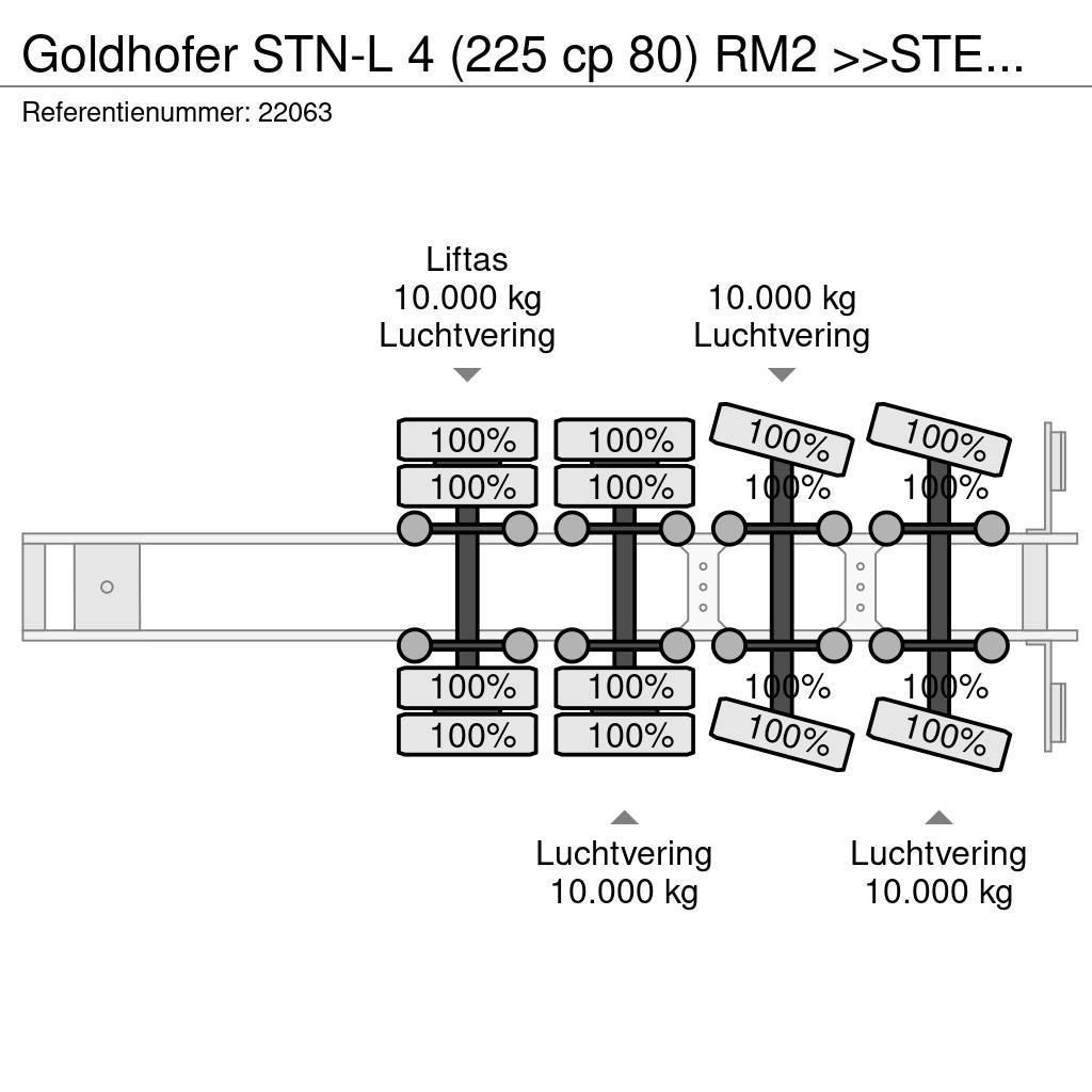 Goldhofer STN-L 4 (225 cp 80) RM2 >>STEPSTAR<< (CARGOPLUS® t Nisko-utovarne poluprikolice