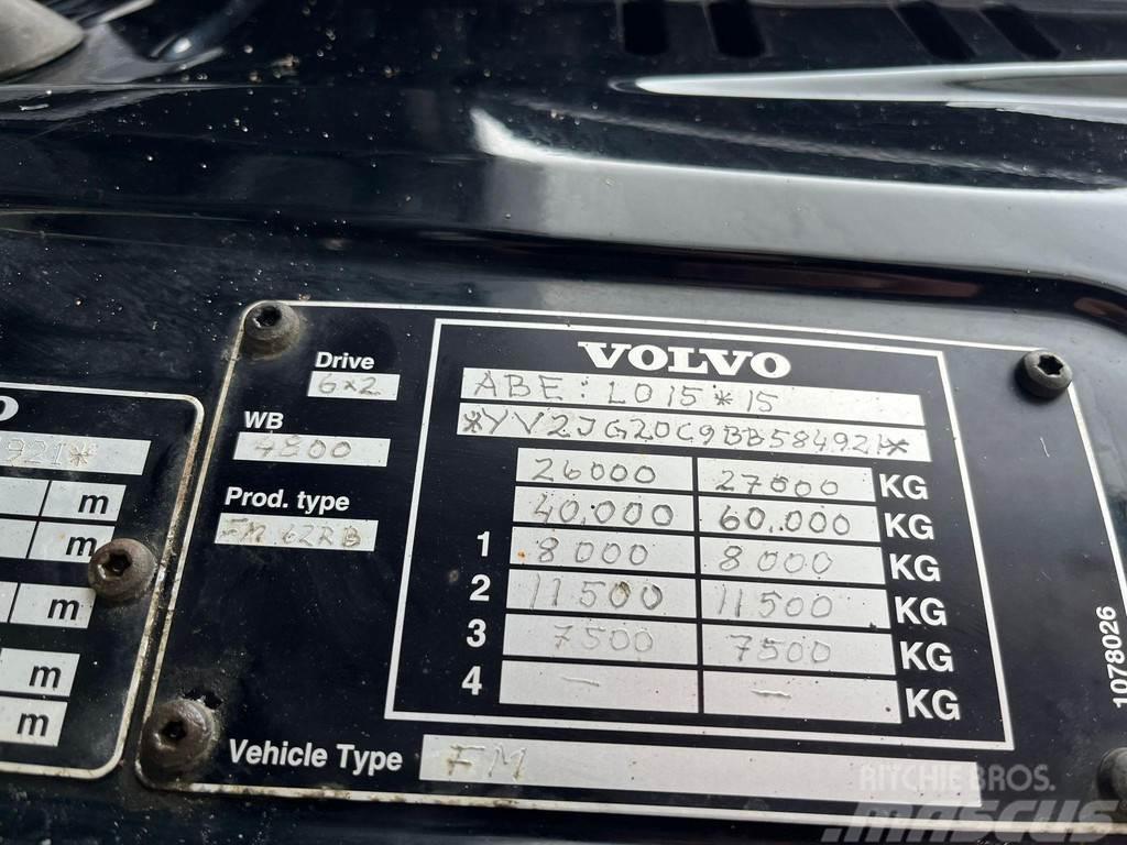 Volvo FMX 460 6x2*4 Meiller RK 20 ton L=6194mm Rol kiper kamioni s kukama za dizanje