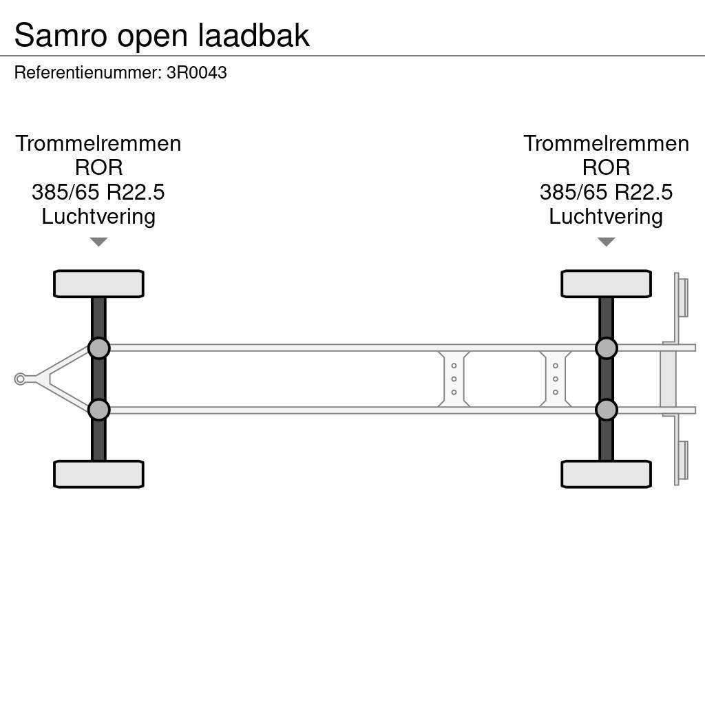 Samro open laadbak Prikolice platforme/otvoreni sanduk