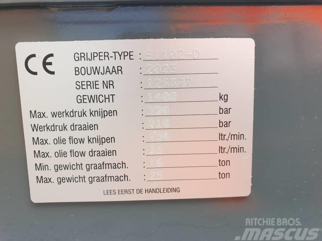 Zijtveld S1102-D sorting grapple cw40 Grabilice