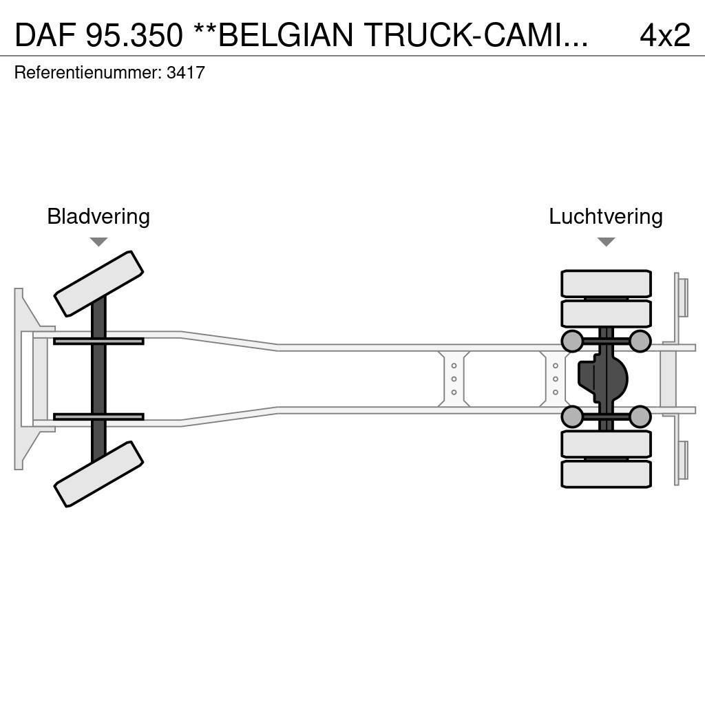 DAF 95.350 **BELGIAN TRUCK-CAMION BELGE** Sanduk kamioni