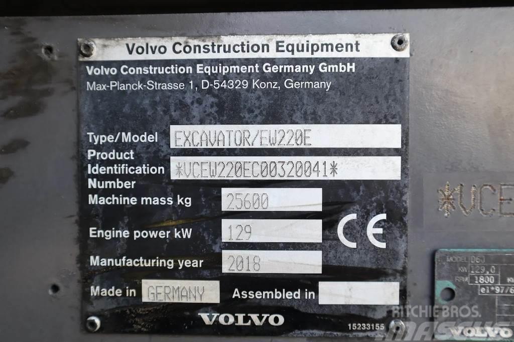 Volvo EW 220 E | TILTROTATOR | BUCKET | 2-PIECE | BSS Bageri na kotačima
