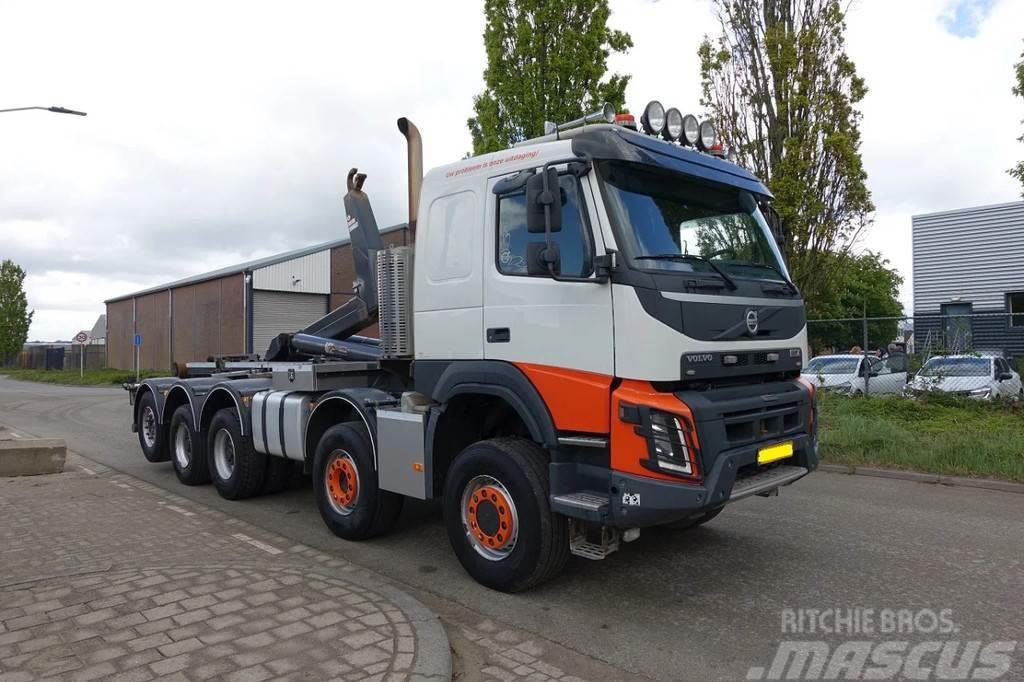 Volvo FMX 460 10X6 VDL 40 TONS HAAKSYSTEEM / KEURING 202 Rol kiper kamioni s kukama za dizanje