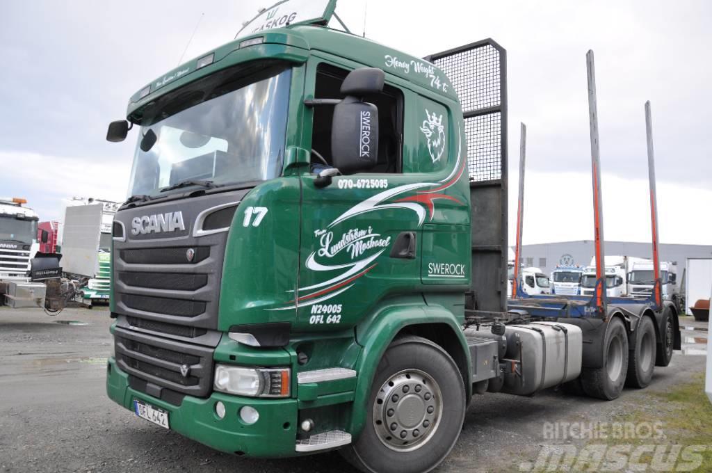 Scania R520 8X4 Euro 6 Kamioni za drva