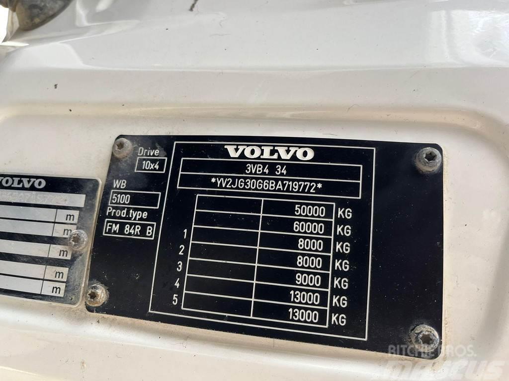 Volvo FMX 500 10x4 RETARDER / FULL STEEL / BOX L=6358 mm Kiper kamioni