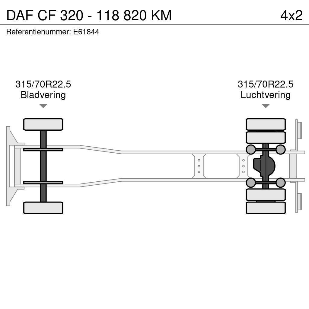 DAF CF 320 - 118 820 KM Sanduk kamioni