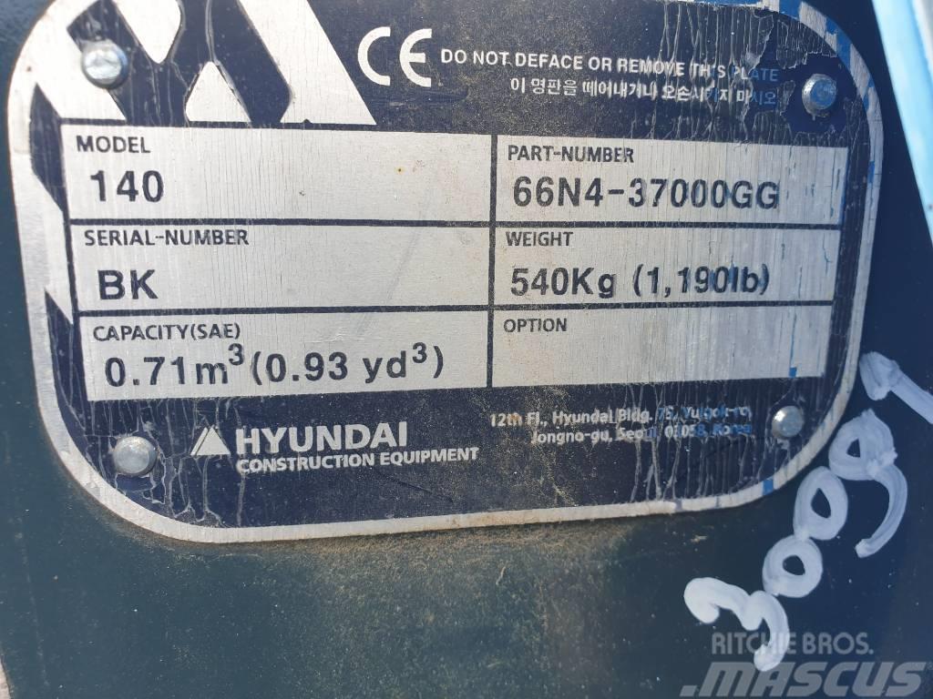 Hyundai Excavator digging bucket 140 66N4-37000GG Kašike / Korpe
