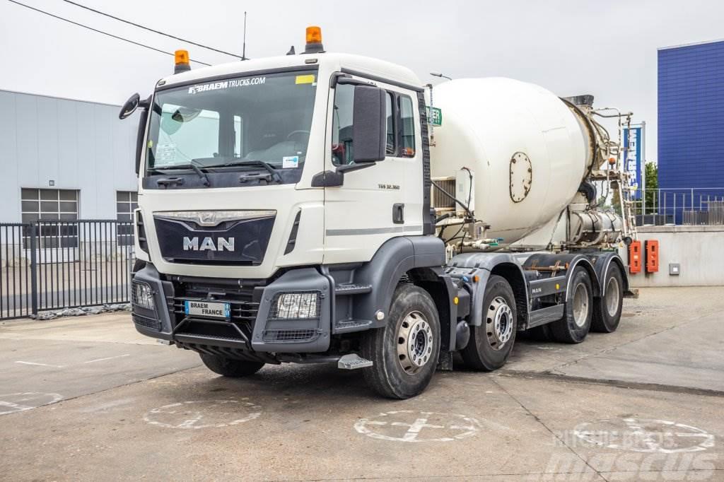 MAN TGS 32.360 BB+E6+MIXER 9M³ Kamioni mikseri za beton