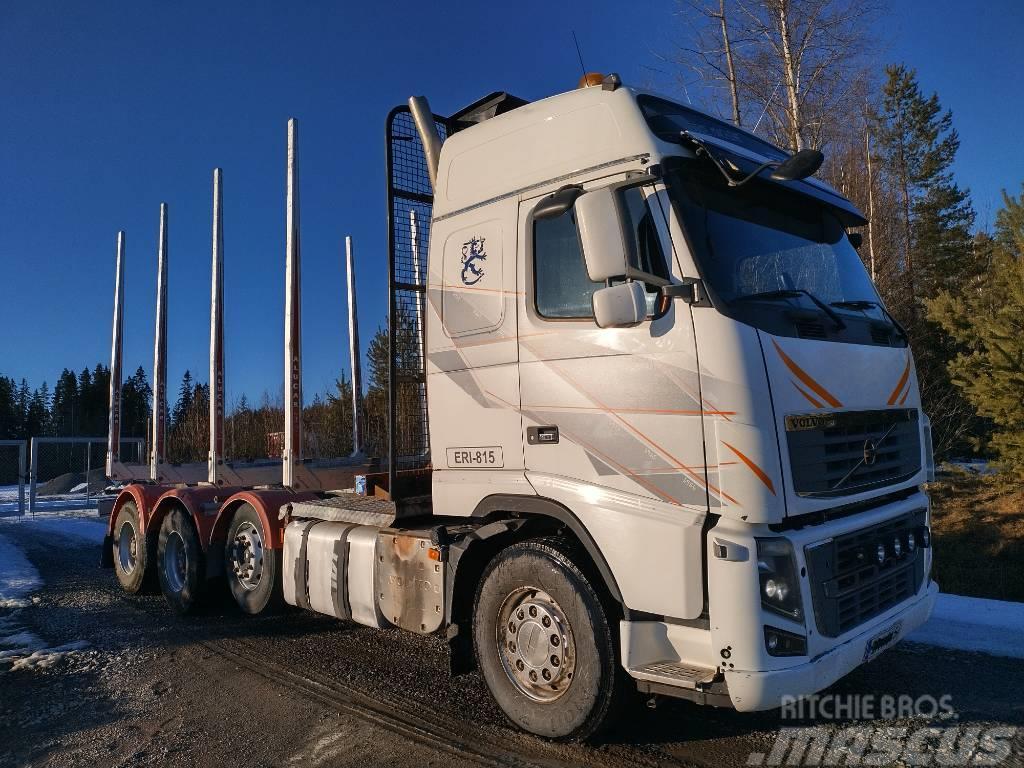 Volvo FH750 puuvarustus, napaperät,trippeli Kamioni za drva