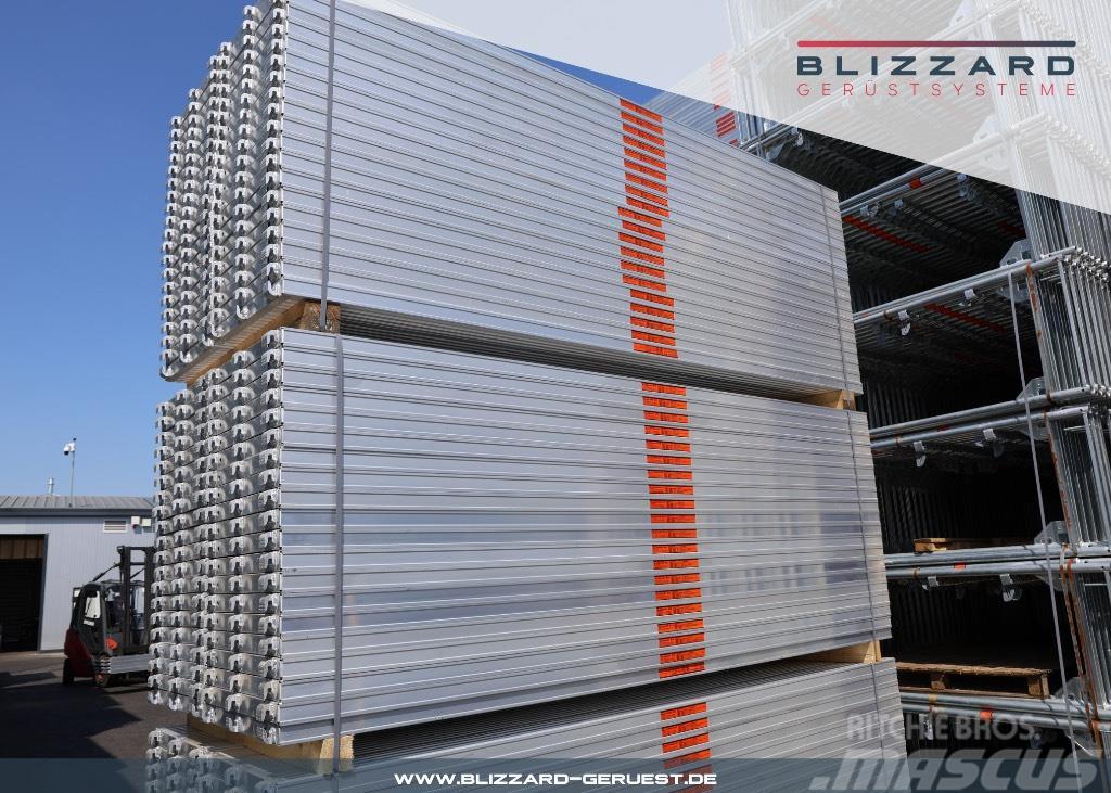 Blizzard Gerüstsysteme 61,24 m² neues Stahlgerüst mit Alubö Oprema za skele