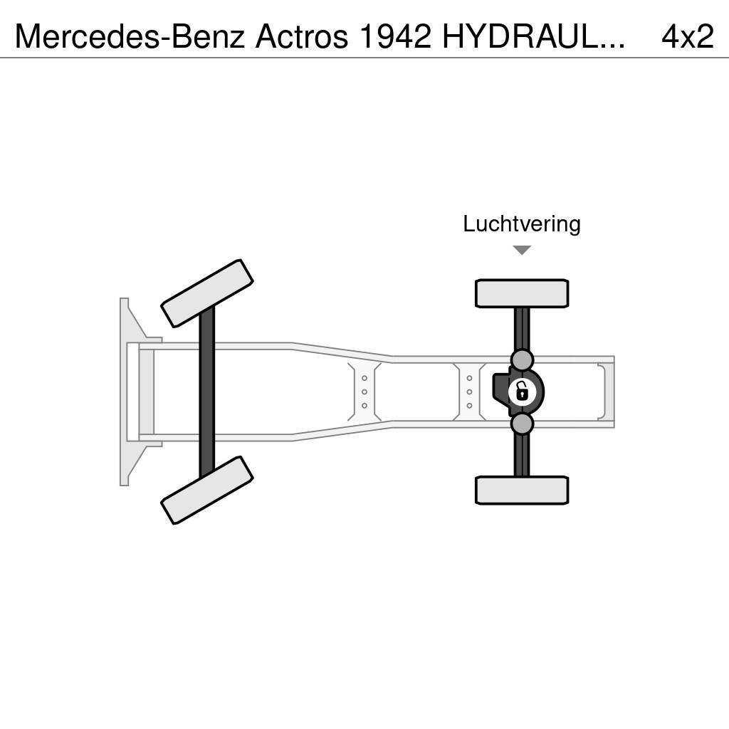 Mercedes-Benz Actros 1942 HYDRAULICS - EURO 5 - ONLY 426 760 KM Traktorske jedinice
