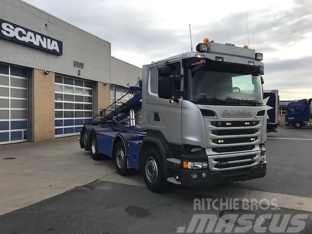 Scania R520 Demontažnii kamioni za podizanje kabela