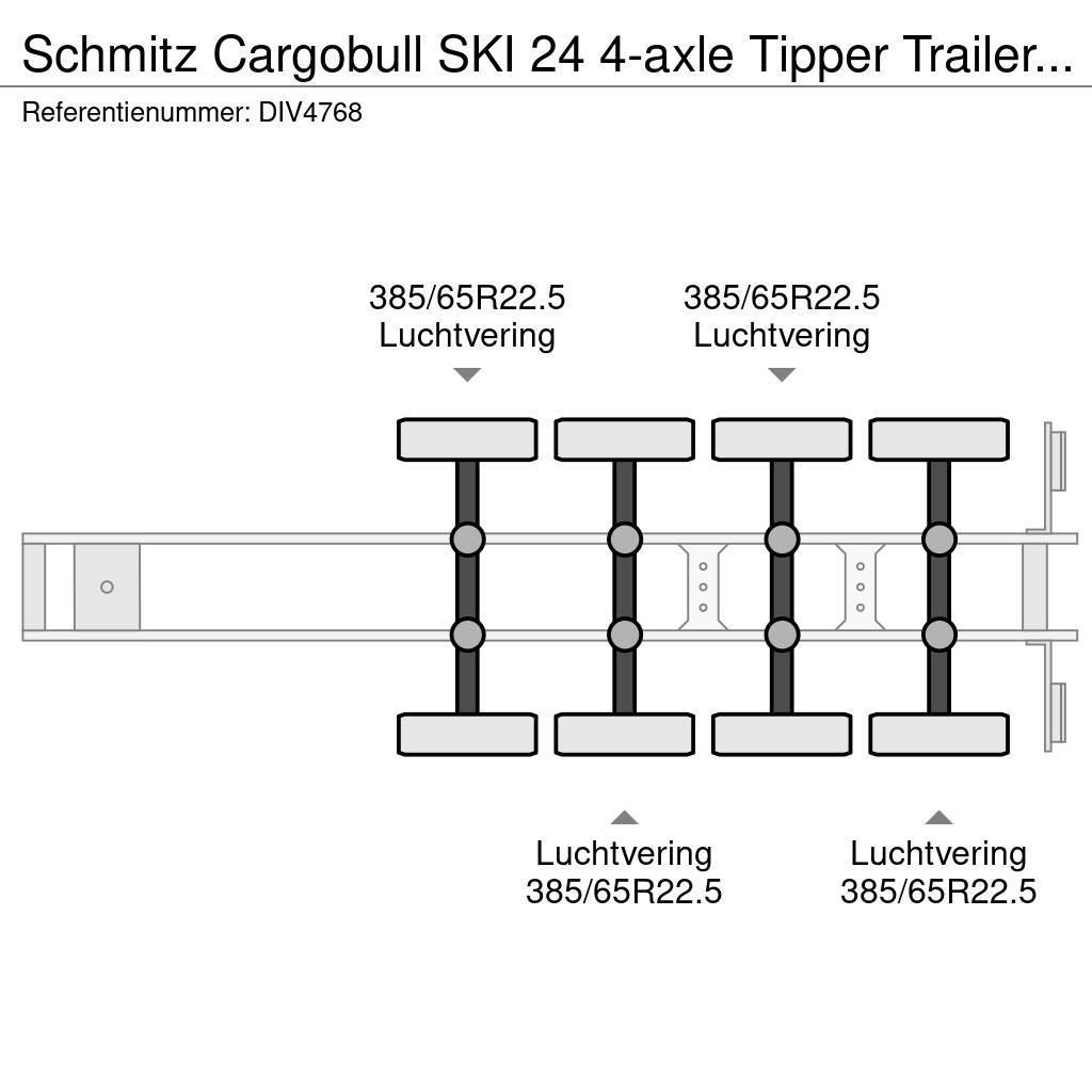 Schmitz Cargobull SKI 24 4-axle Tipper Trailer (4 units) Kiper poluprikolice