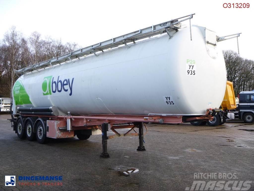 LAG Powder tank alu 60.5 m3 (tipping) Tanker poluprikolice