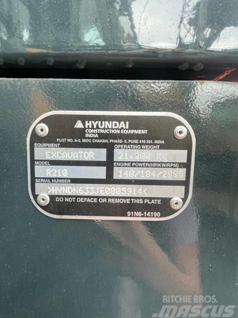 Hyundai R210 Bageri gusjeničari