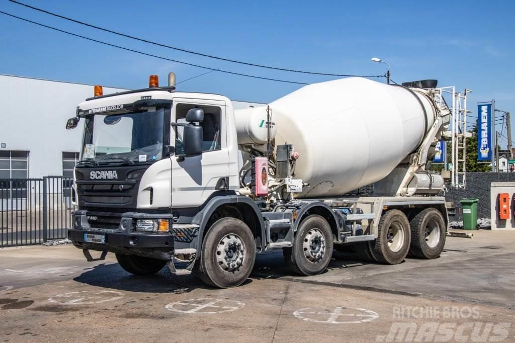 Scania P410+E6+STETTER 9M³ Kamioni mikseri za beton