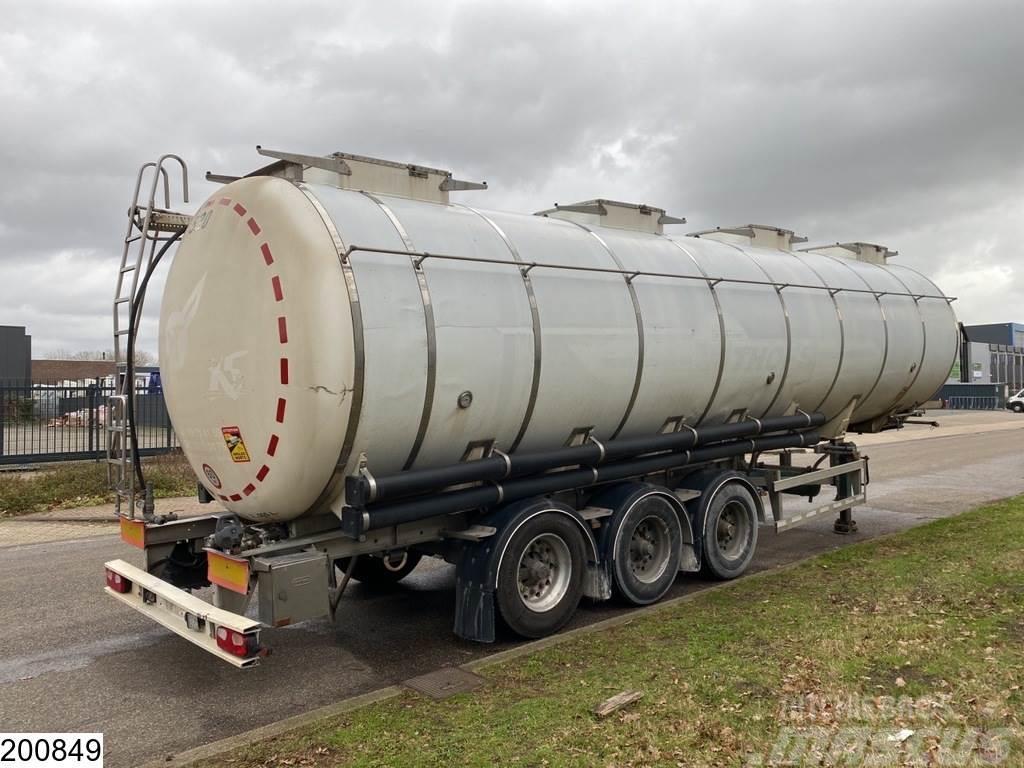 Van Hool Chemie 42000 Liter, 3 Compartments Tanker poluprikolice