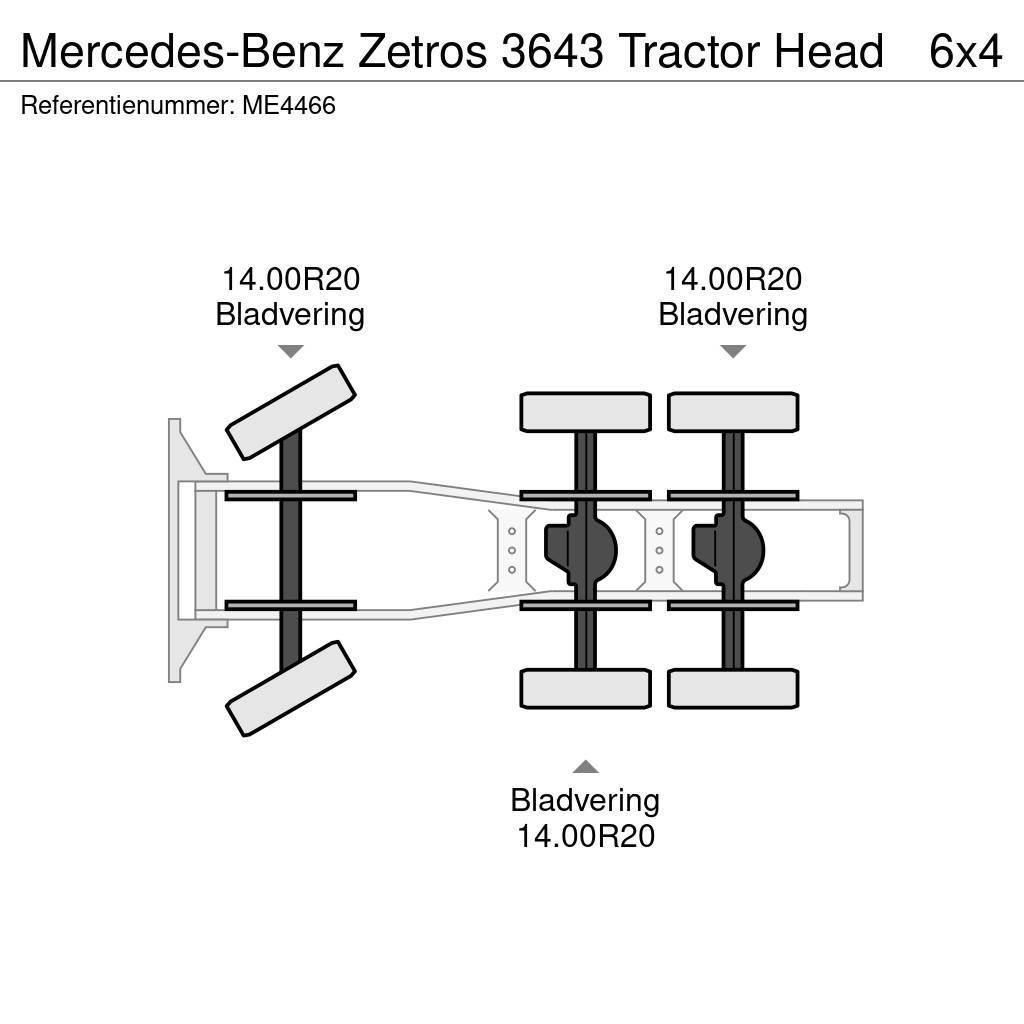 Mercedes-Benz Zetros 3643 Tractor Head Traktorske jedinice