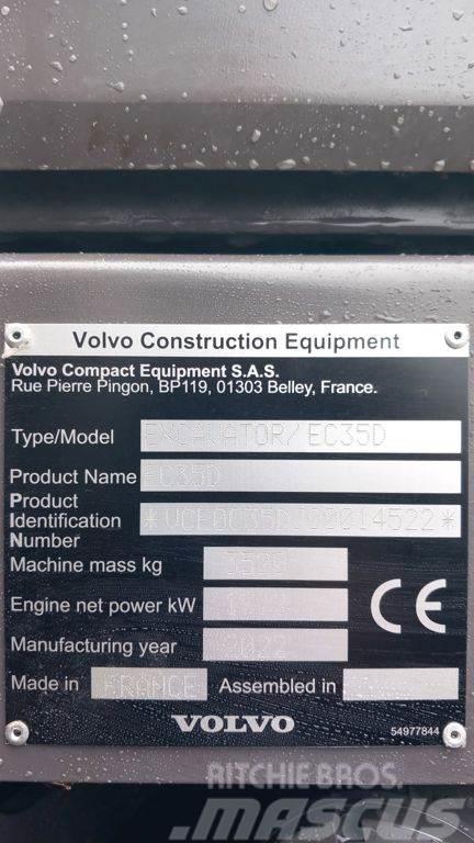 Volvo EC35D (ex DEMO) 750u Utovarni rovokopači