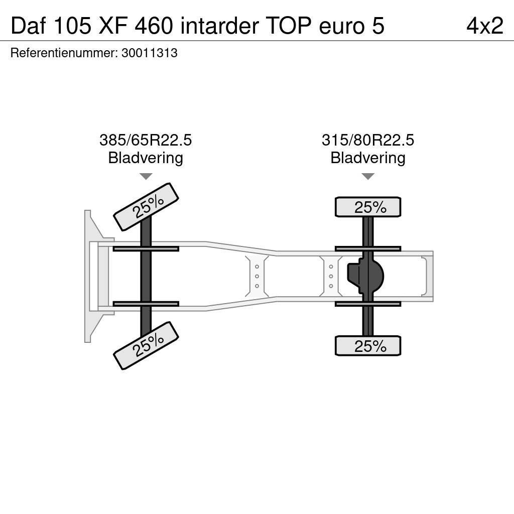 DAF 105 XF 460 intarder TOP euro 5 Traktorske jedinice