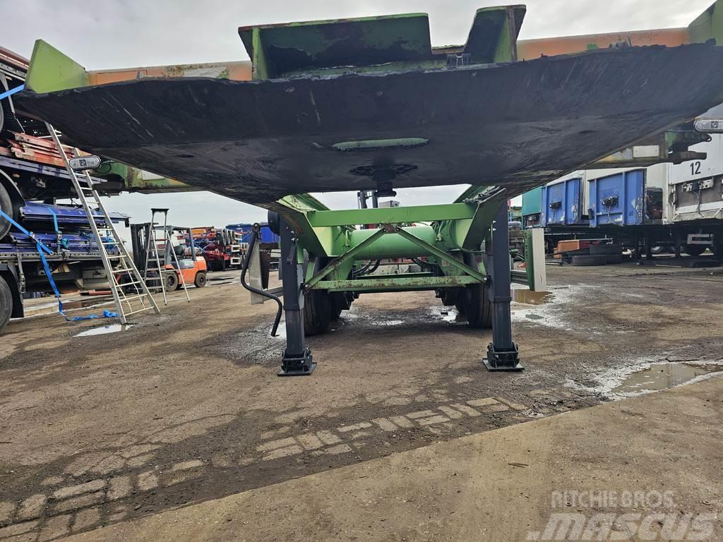 Renders Euro 700 2 axle 20 ft chassis air susp merccedes d Kontejnerske poluprikolice