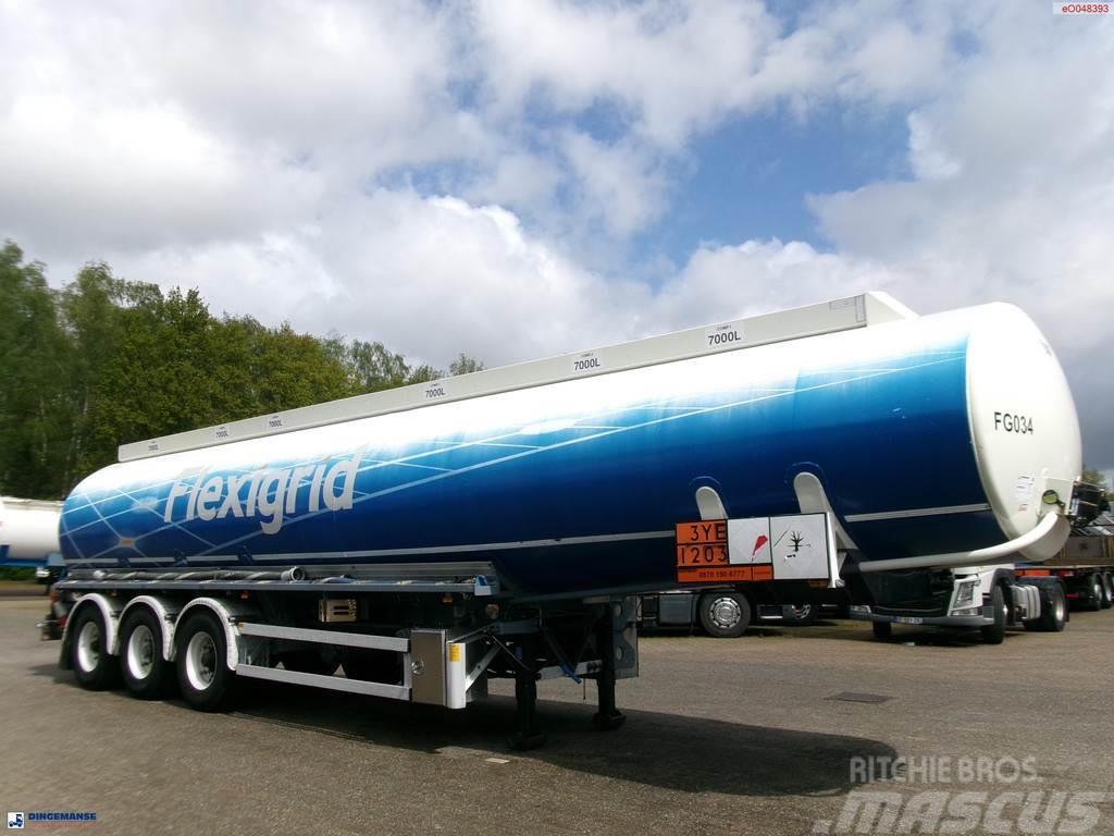 LAG Fuel tank alu 44.5 m3 / 6 comp + pump Tanker poluprikolice