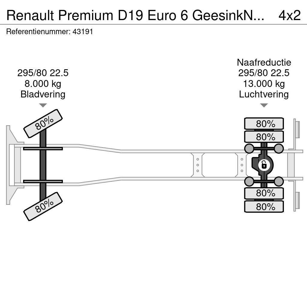 Renault Premium D19 Euro 6 GeesinkNorba MF 300, 16m³ Kamioni za otpad