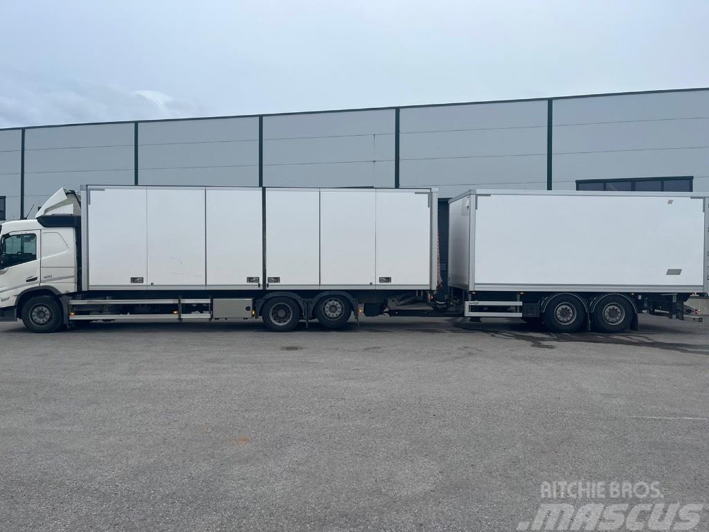 Volvo FM -Truck 21pll + trailer 15pll (36pll) - two truc Sanduk kamioni