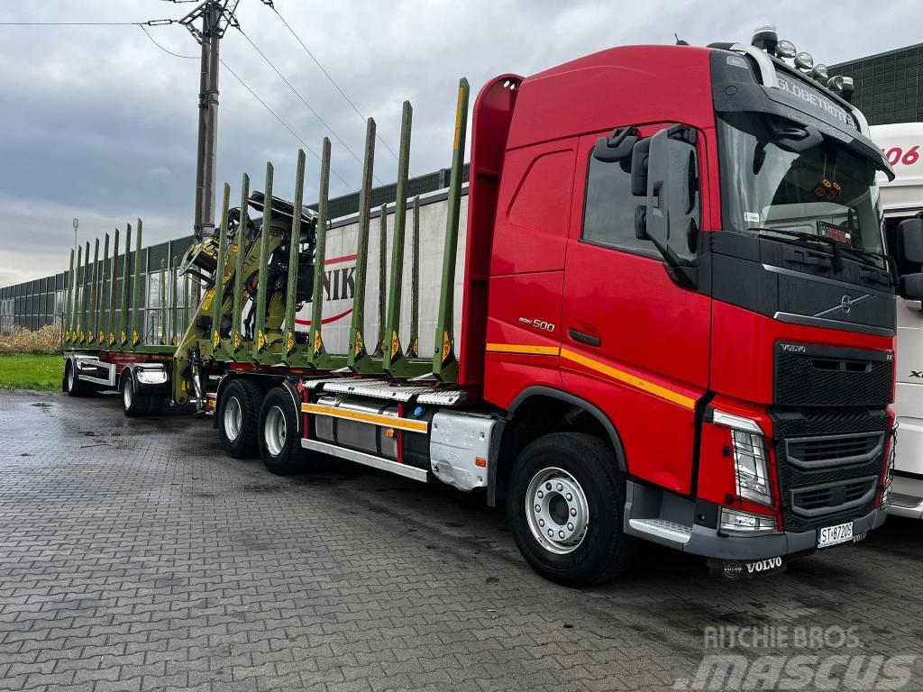 Volvo w zabudowie MHS FH Kamioni za drva