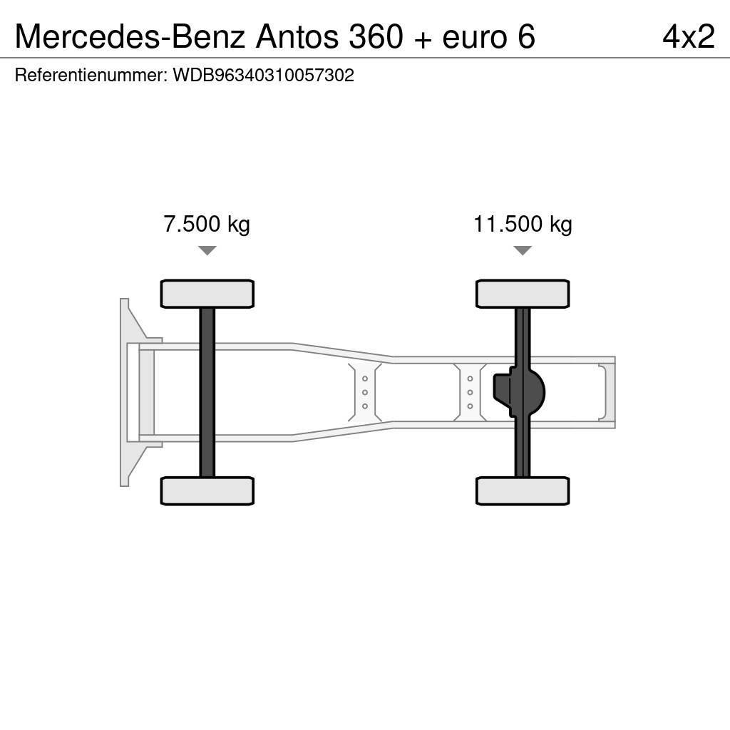 Mercedes-Benz Antos 360 + euro 6 Traktorske jedinice