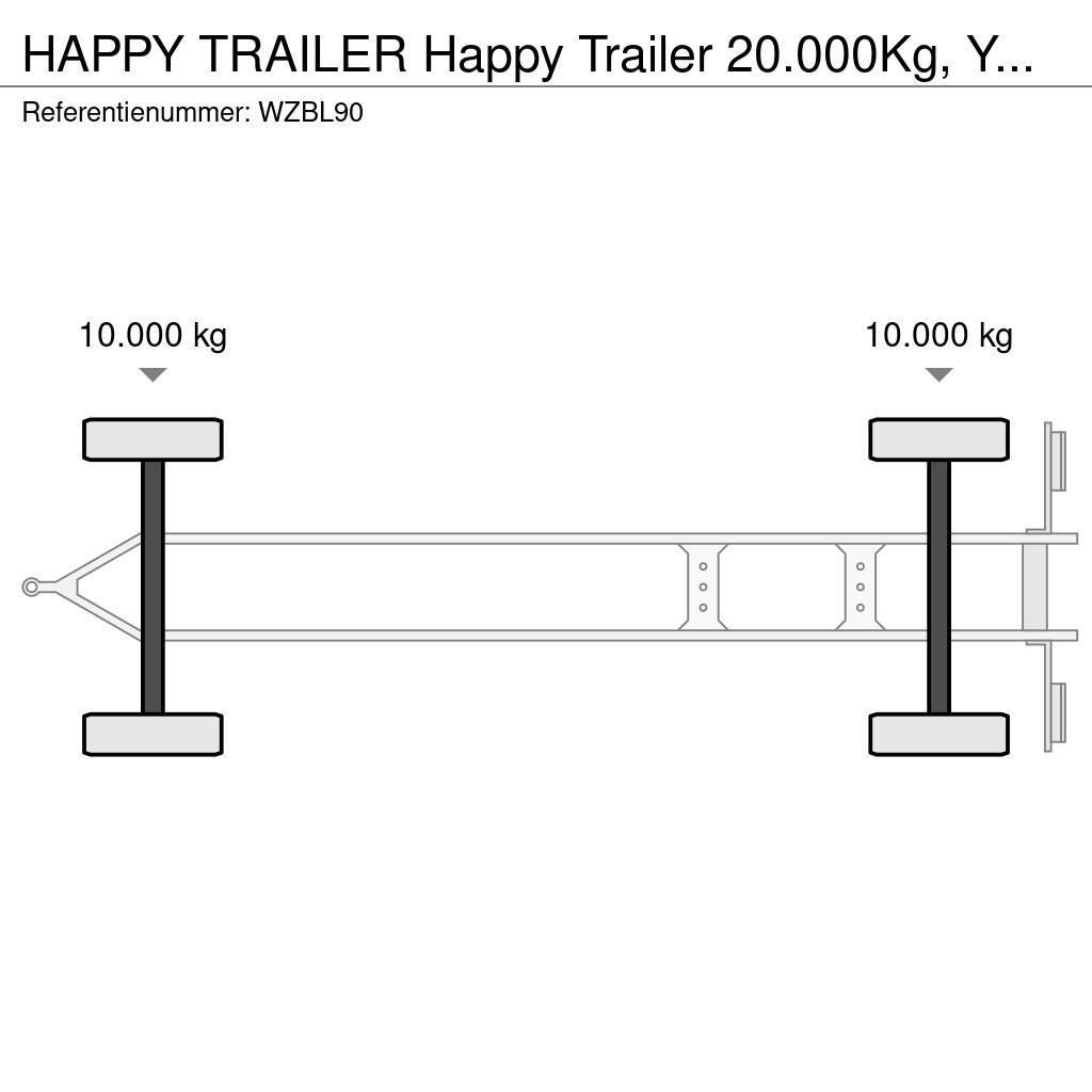  Happy Trailer 20.000Kg, Year 2007. Prikolice platforme/otvoreni sanduk