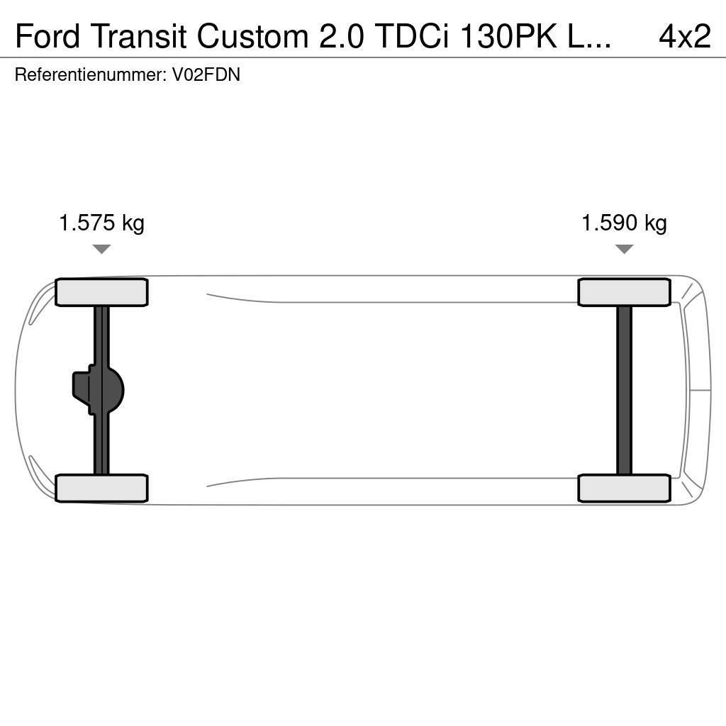 Ford Transit Custom 2.0 TDCi 130PK L1H1 l Fabr. garanti Sanduk kombiji