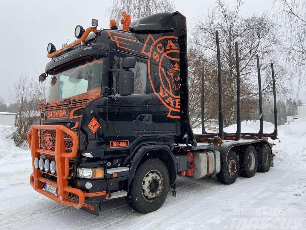 Scania R-serie Rautajouset ja keppivaihteet Kamioni za drva