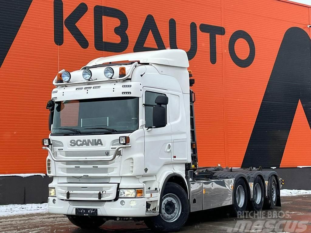 Scania R 560 8x4*4 JOAB 24 ton / L=5750 mm Rol kiper kamioni s kukama za dizanje