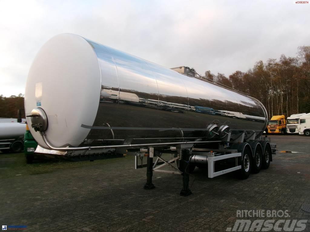 Maisonneuve Food tank inox 30 m3 / 1 comp Tanker poluprikolice