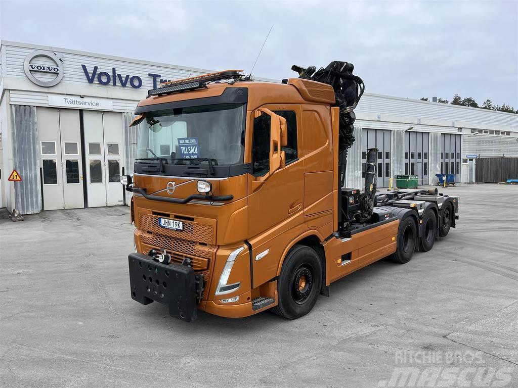 Volvo FH Kranväxlare med front plog & Reco drive Rol kiper kamioni s kukama za dizanje