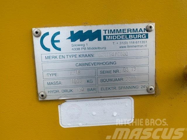 Komatsu PC 600-8 LIFTING CAB Kabine i unutrašnjost