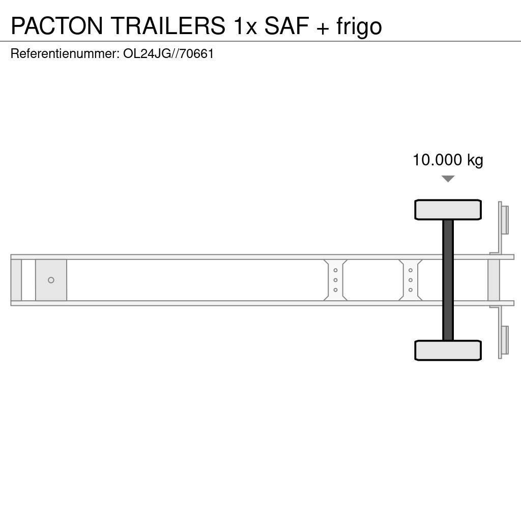 Pacton TRAILERS 1x SAF + frigo Poluprikolice hladnjače
