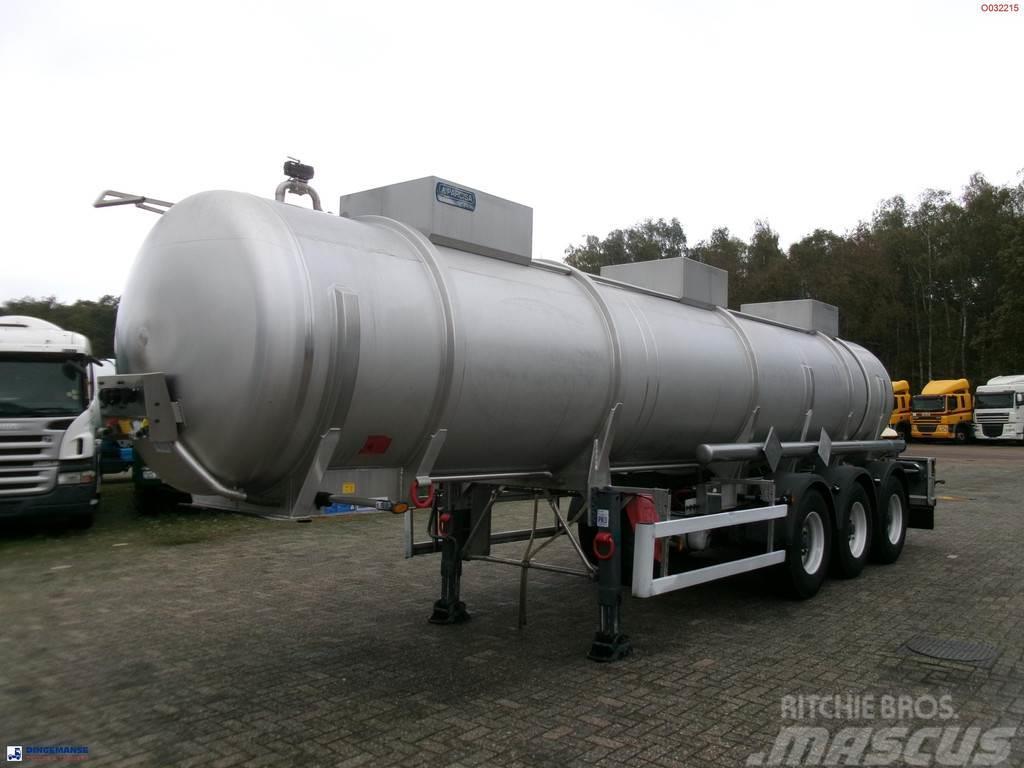  Parcisa Chemical tank inox L4BH 21.2 m3 / 1 comp / Tanker poluprikolice
