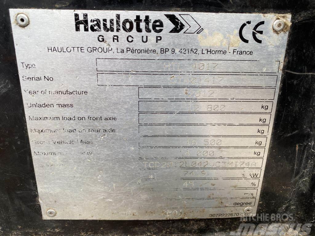 Haulotte HTL 4017 - 4X4X4 - 5.617 HOURS - 17 METER - 4.000 Teleskopski viličari