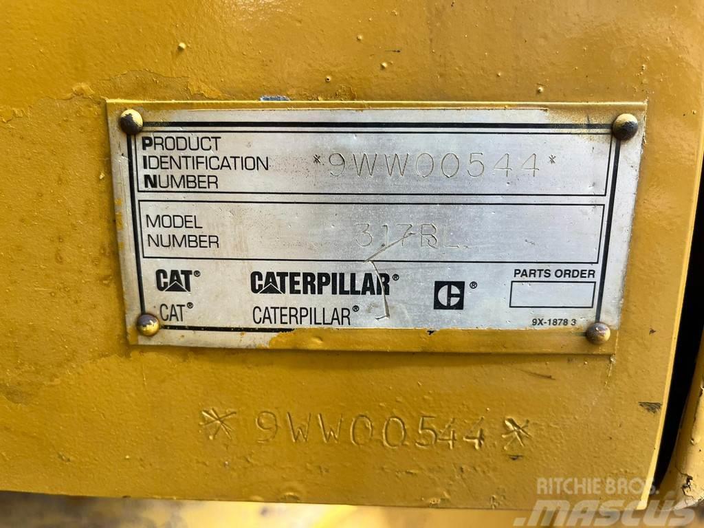 CAT 317BL - CE certified / Triple boom Bageri gusjeničari