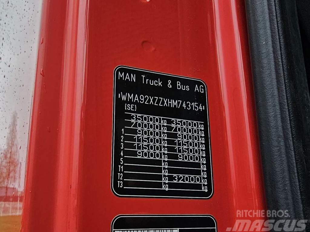 MAN TGX 35.500 8x4-4 / HOOKLIFT / ABROLKIPPER Rol kiper kamioni s kukama za dizanje