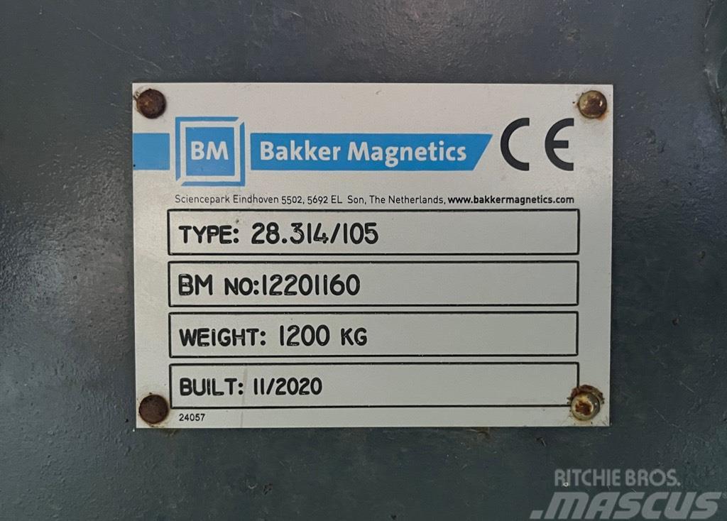 Bakker Magnetics 28.314/105 Oprema za sortiranje otpada
