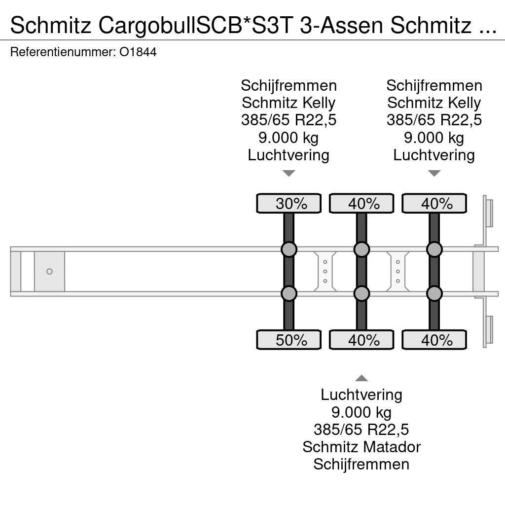 Schmitz Cargobull SCB*S3T 3-Assen Schmitz - Schuifzeilen/dak - Schij Poluprikolice sa ceradom