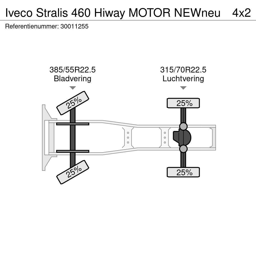 Iveco Stralis 460 Hiway MOTOR NEWneu Traktorske jedinice