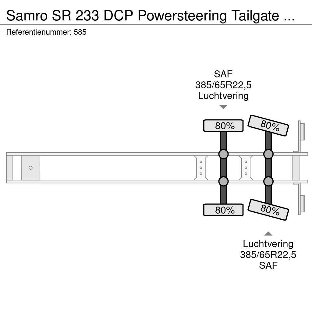 Samro SR 233 DCP Powersteering Tailgate NL Trailer! Sanduk poluprikolice