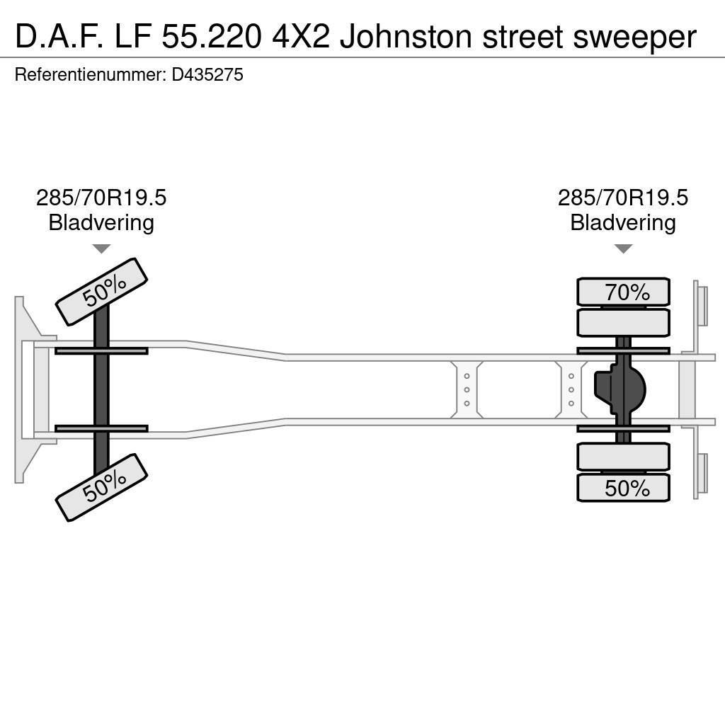 DAF LF 55.220 4X2 Johnston street sweeper Kiper kamioni