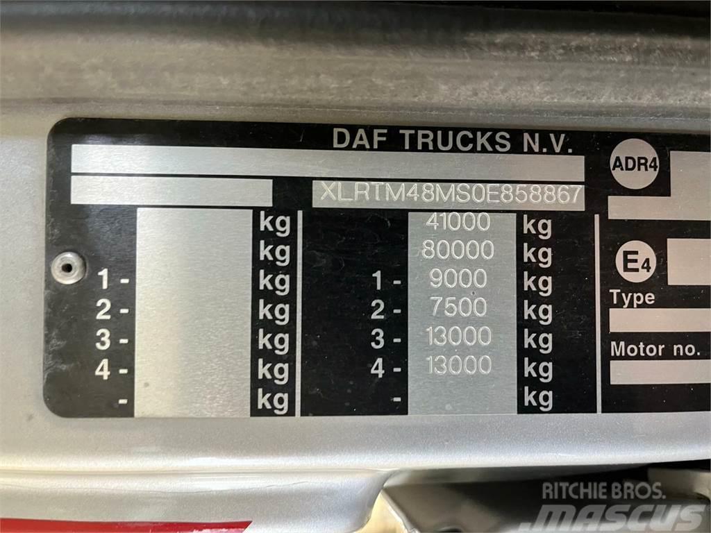 DAF FAM XF105.460 8x4 Trippeli, kippiauto vm.2010 Kiper kamioni