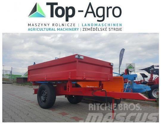 Top-Agro 3 sides tipping trailer, 1 axle, perfect price! Kiperi prikolice